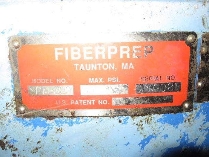 Fiberprep #SPM800, pressure screen, Stainless Steel, slotted basket, no motor - Image 2