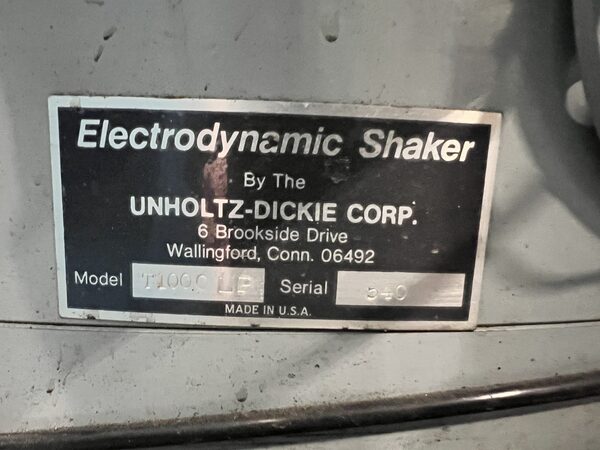 13 KIP Unholtz Dickie #T1000, Vibration System with Thermotron Agree Chamber - Image 8