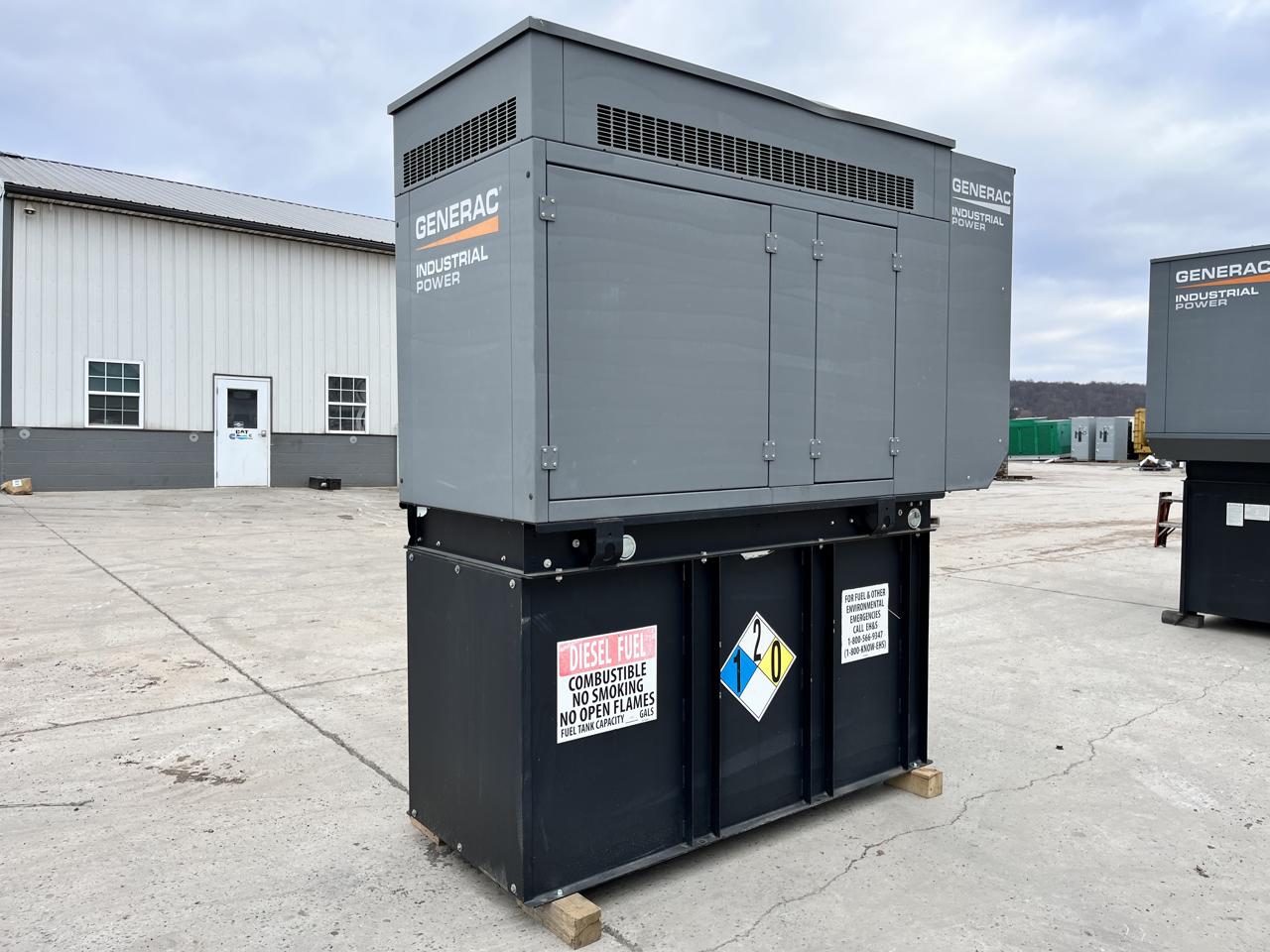 48 KW Generac #0060720, diesel generator set, 120/240 Volts, 1-phase ...