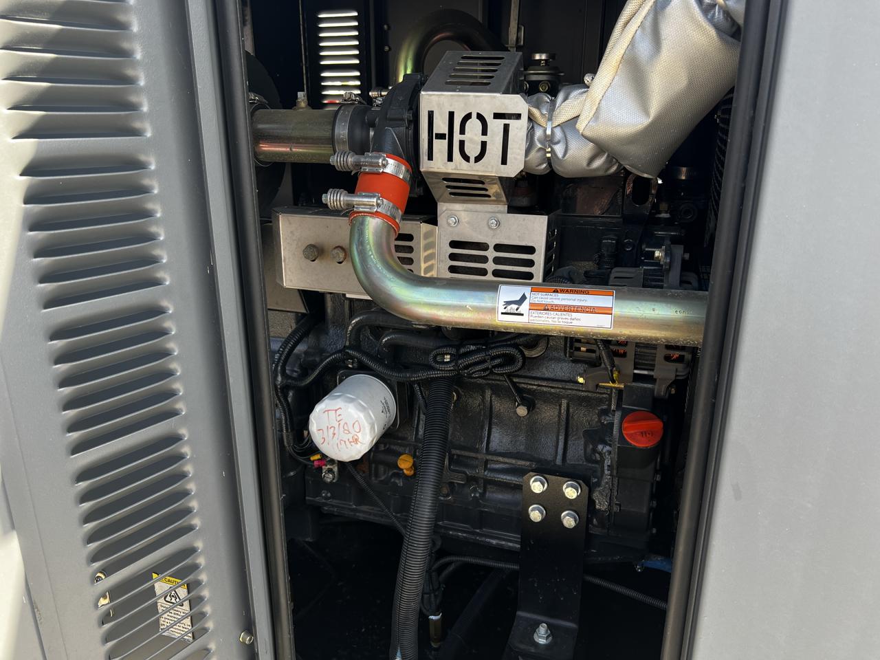 50 KW Generac #SD0050AG163, diesel generator set, 120/240 Volts, 1-phase, 174 hours, 85 HP @ 1800 RPM, D3400T - Image 7