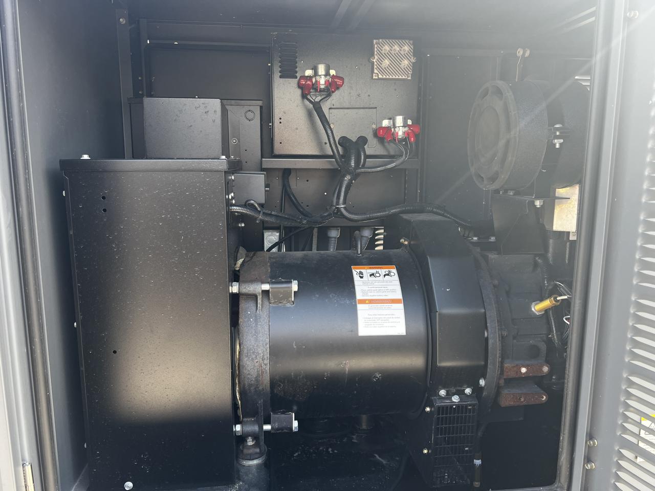 50 KW Generac #SD0050AG163, diesel generator set, 120/240 Volts, 1-phase, 174 hours, 85 HP @ 1800 RPM, D3400T - Image 9