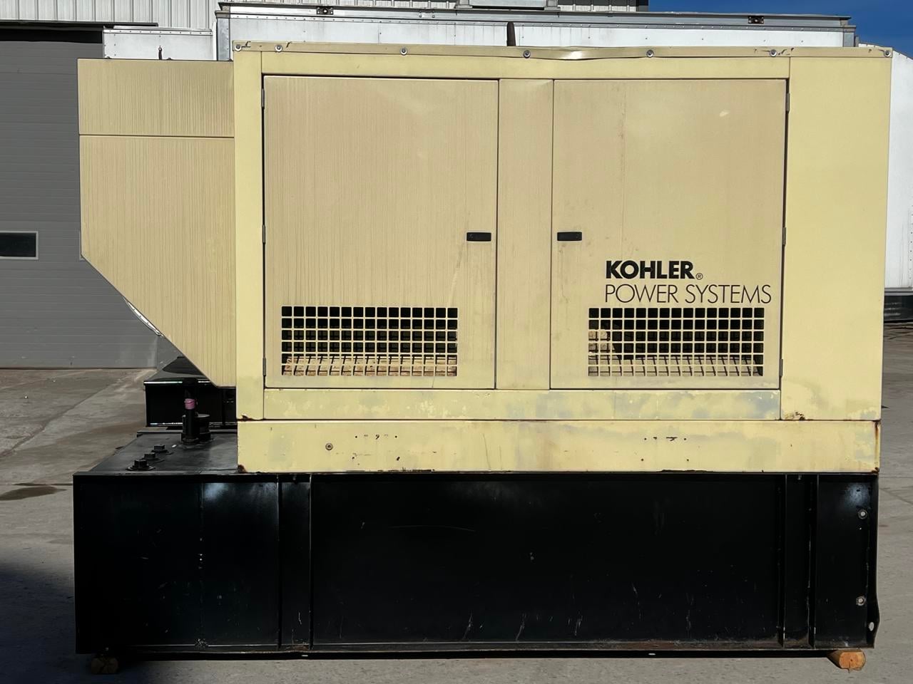60 KW Kohler #60REOZJB, diesel generator set, 120/240 Volts, 1-phase, 681 hours, 74 HP @ 1800 RPM, John Deere - Image 2