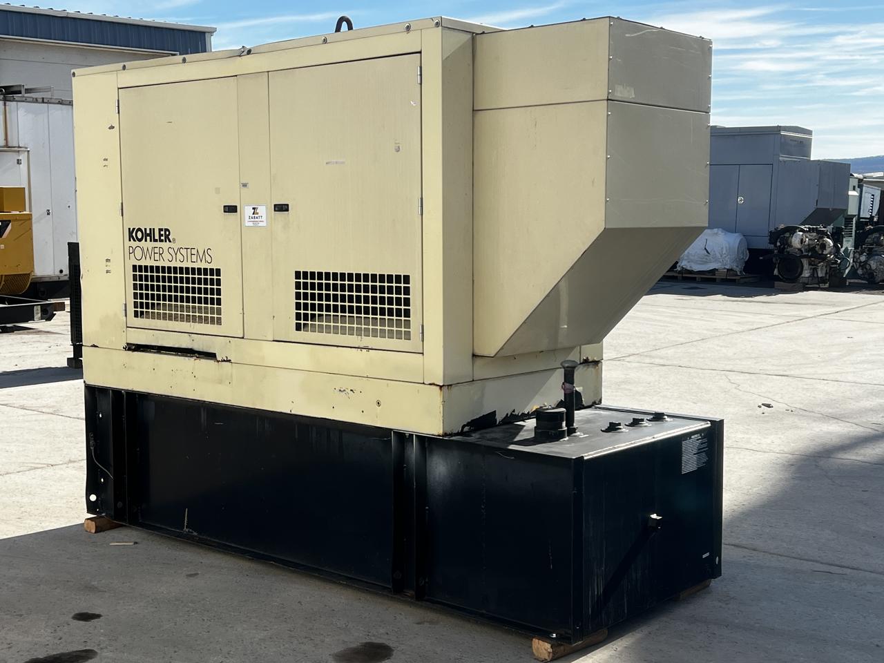 60 KW Kohler #60REOZJB, diesel generator set, 120/240 Volts, 1-phase, 681 hours, 74 HP @ 1800 RPM, John Deere - Image 4