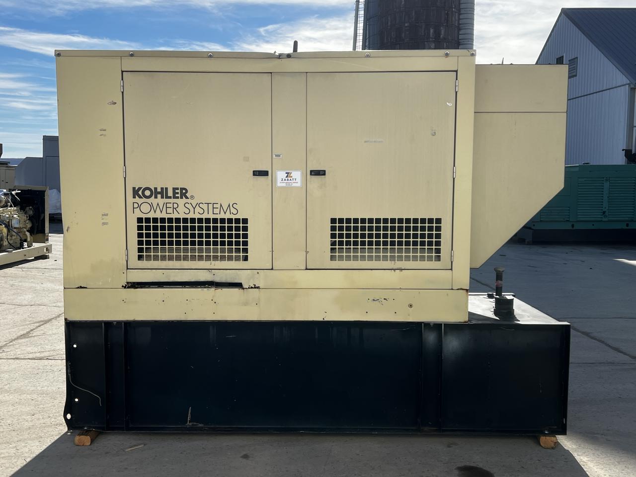 60 KW Kohler #60REOZJB, diesel generator set, 120/240 Volts, 1-phase, 681 hours, 74 HP @ 1800 RPM, John Deere - Image 5
