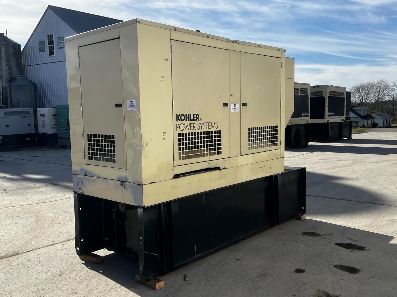 60 KW Kohler #60REOZJB, diesel generator set, 120/240 Volts, 1-phase, 681 hours, 74 HP @ 1800 RPM, John Deere - Image 6