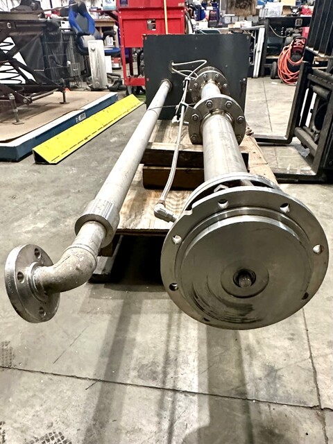 Stainless steel vertical pump, Stainless steel wetted parts, 30 HP, 3" outlet - Image 6