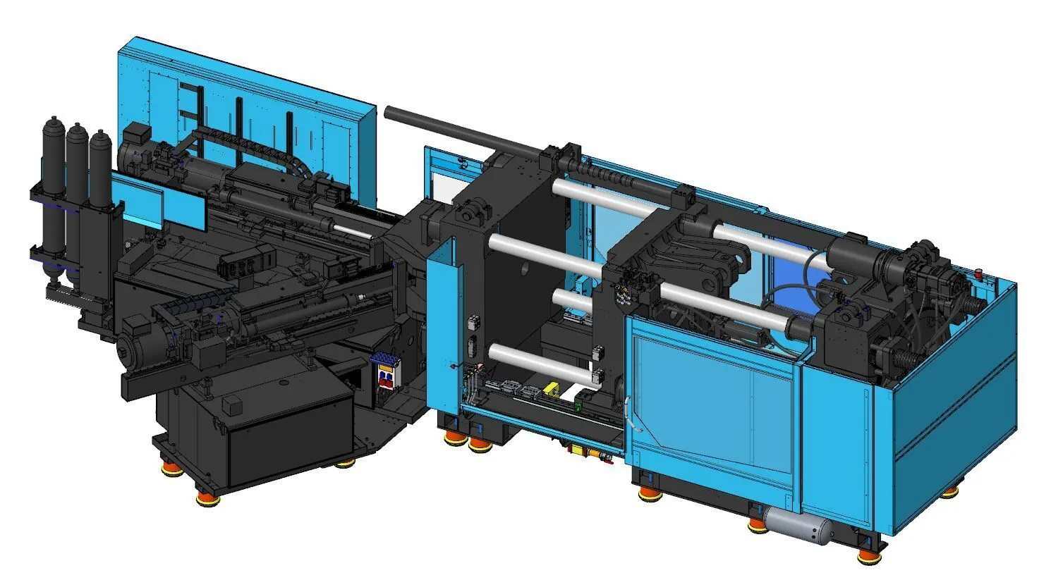 826 Ton, 13.65 oz., Sumitomo Demag #EL-Exis-SP-Multi-750-1600h/1600h, 80.7" daylight, 44.09" x 44.09" tie bar - Image 6