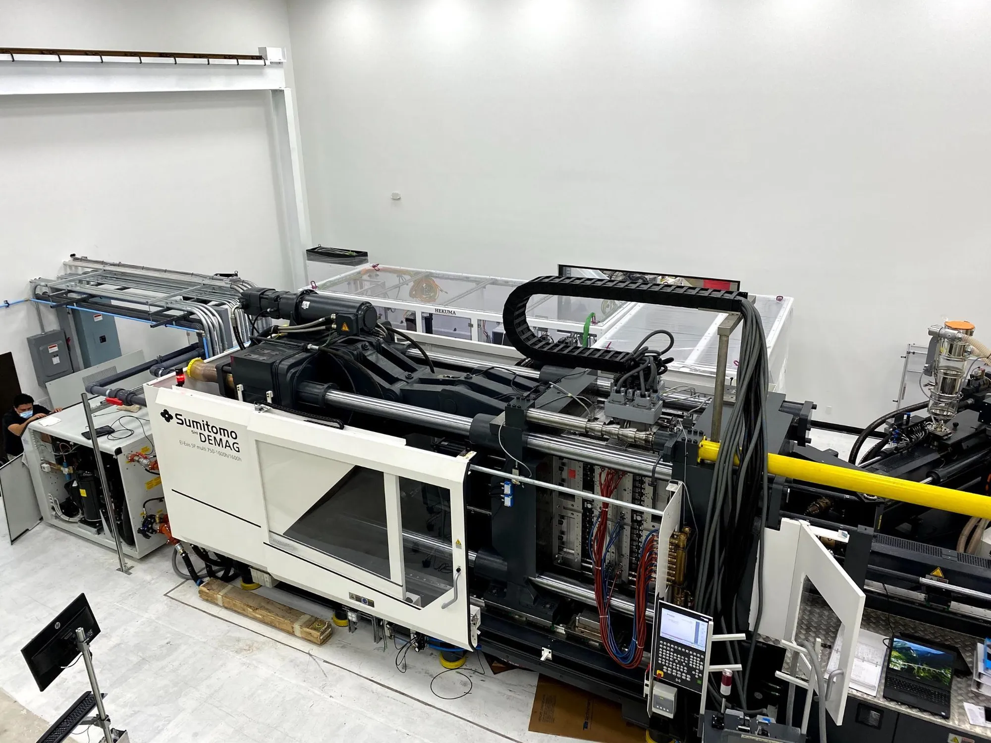 826 Ton, 13.65 oz., Sumitomo Demag #EL-Exis-SP-Multi-750-1600h/1600h, 80.7" daylight, 44.09" x 44.09" tie bar - Image 8