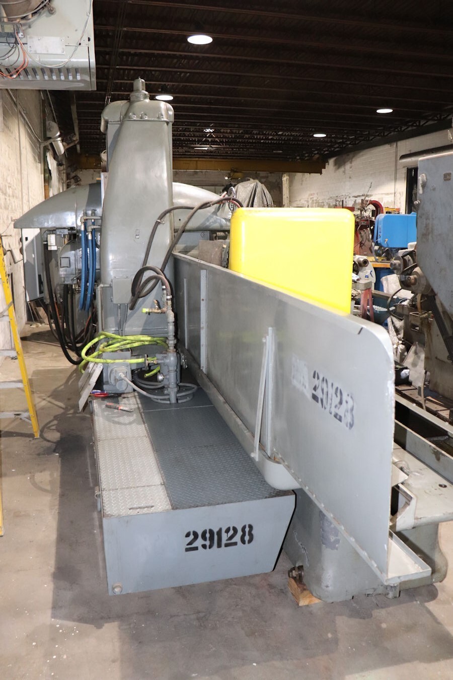 Mattison, 24" x 12' hydraulic surface grinder, (4) 24" x36" electro magnetic chucks, 20" x 3" grind wheel - Image 5
