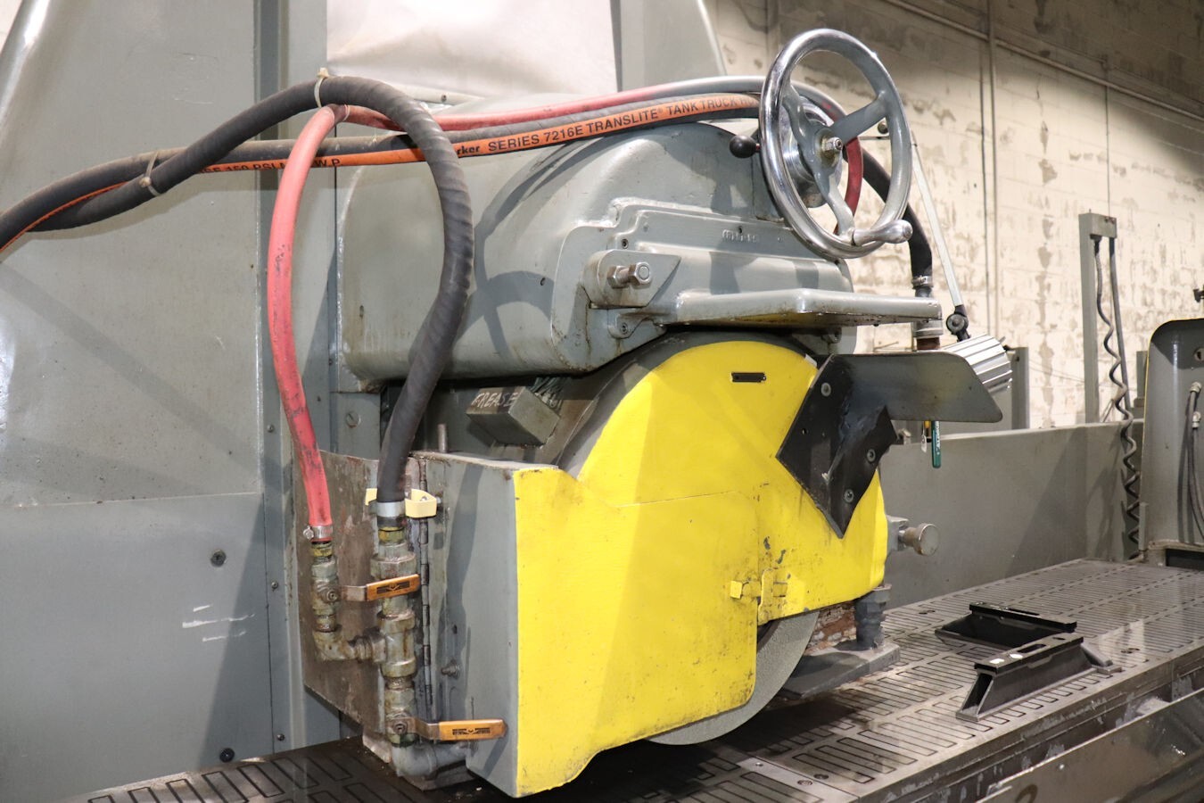 Mattison, 24" x 12' hydraulic surface grinder, (4) 24" x36" electro magnetic chucks, 20" x 3" grind wheel - Image 7