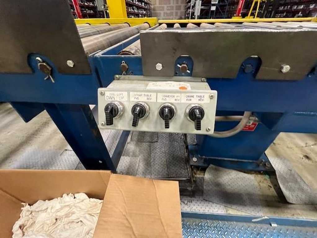 6000 lb. K & S, Banding Table, 60" OD, 2.75" roll diameter, 60.5" roll face, 48" pass line - Image 2