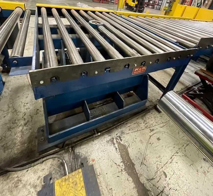 6000 lb. K & S downlayer, 64" roll face, 3" roll diameter, 48" passline - Image 2