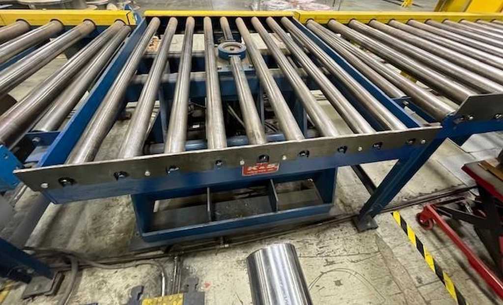 6000 lb. K & S downlayer, 64" roll face, 3" roll diameter, 48" passline - Image 3