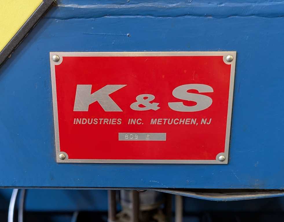 6000 lb. K & S downlayer, 64" roll face, 3" roll diameter, 48" passline - Image 7
