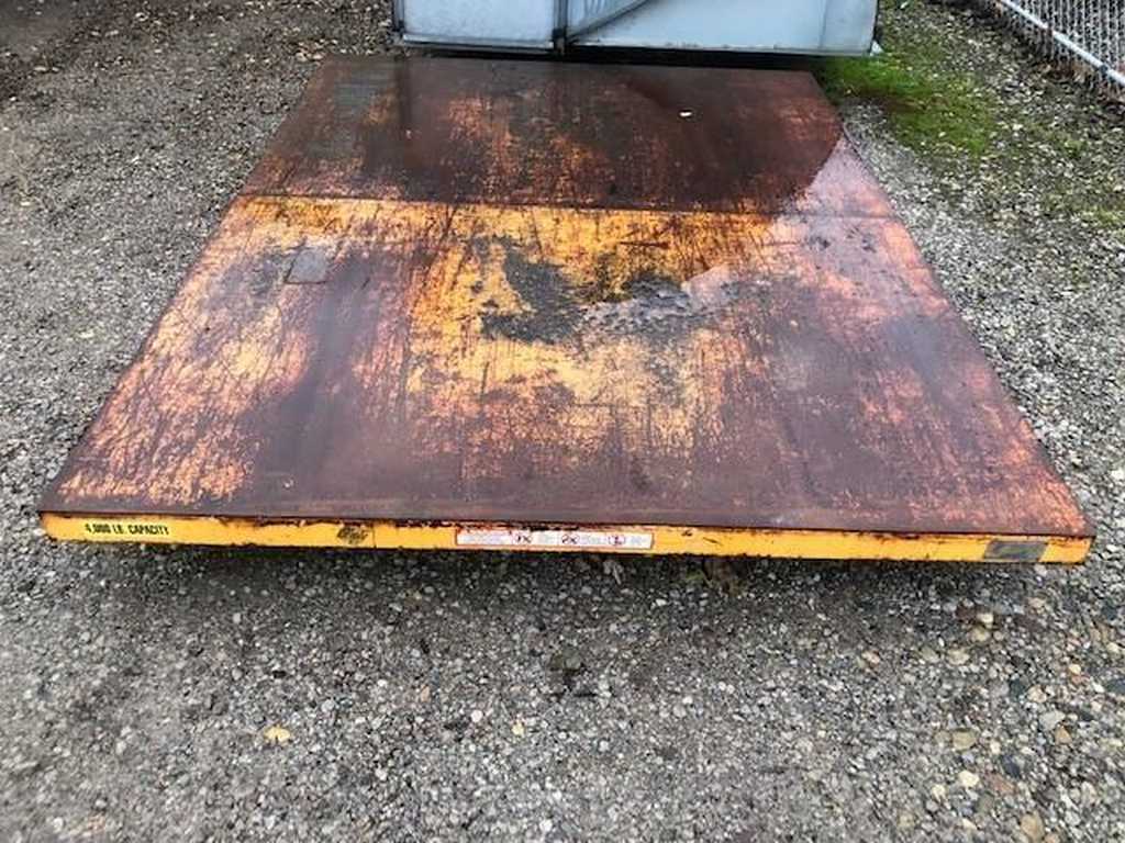 4000 lb. Econo #4SL48-40, 72" x 96" lift table, 9" low height - Image 3