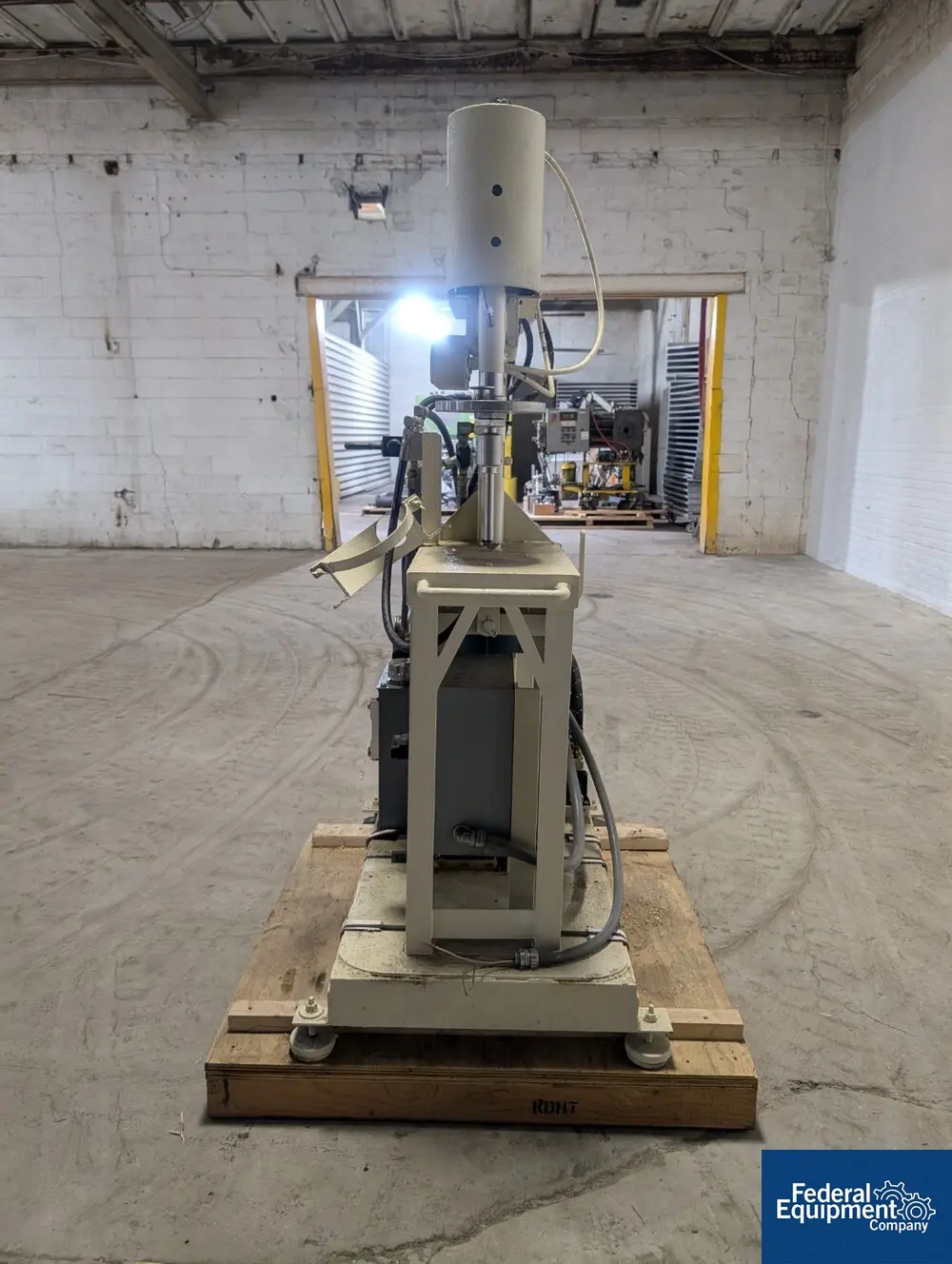 1 gallon Myers co-axial dual disperser mixer, Stainless Steel, shaft in shaft design, inner dispersion blade - Image 3