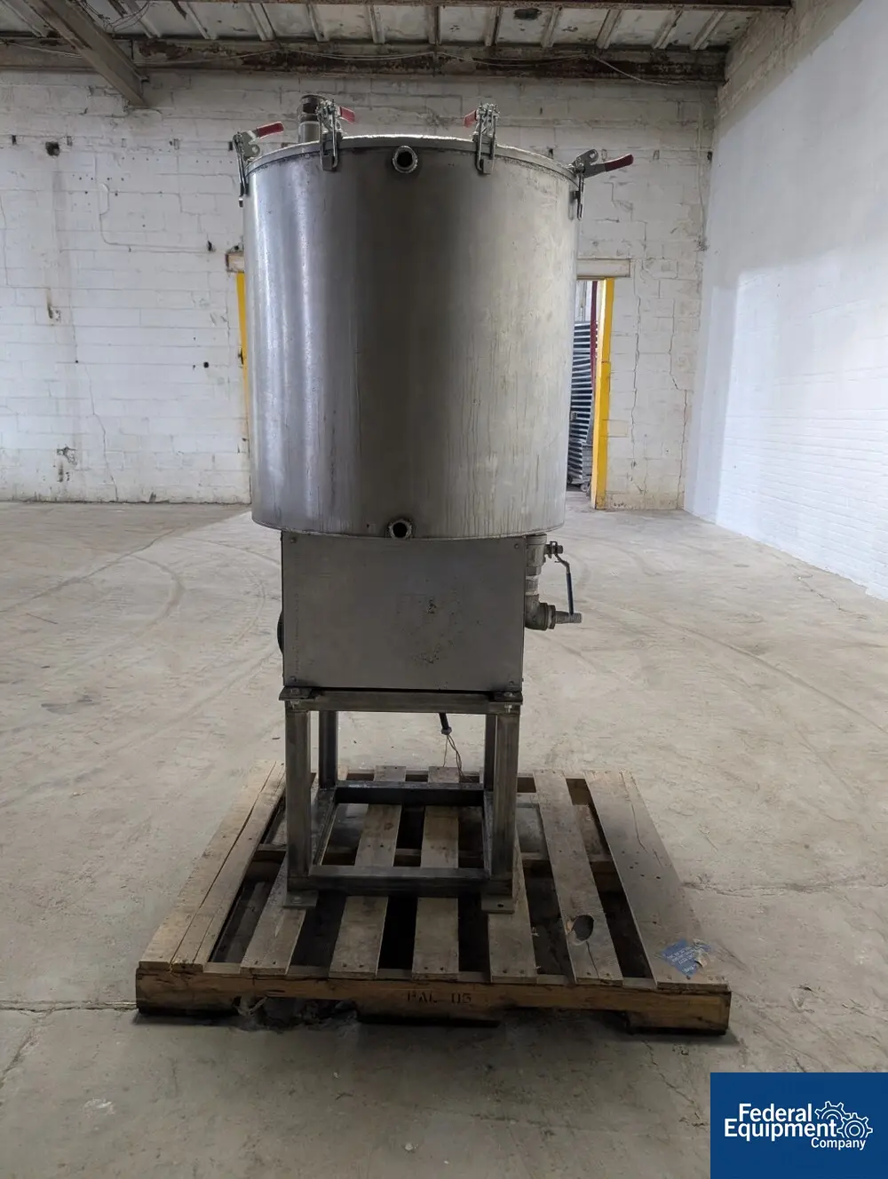 HMX Halton Mechatronix Mixer, Stainless Steel, 50 gallon, 26" diameter x 26" deep jacketed mixing chamber - Image 2