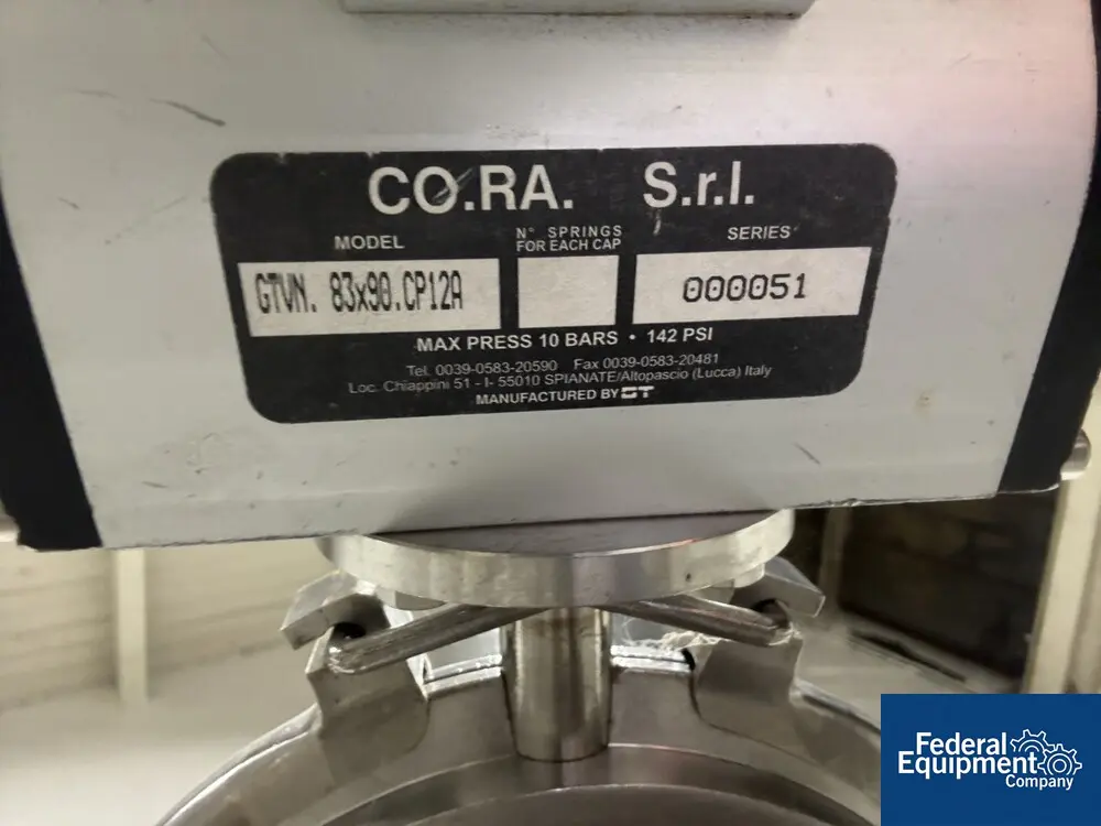 Stainless Steel Drum Inverter, with mounting flange, pneumatic operation with controls - Image 2