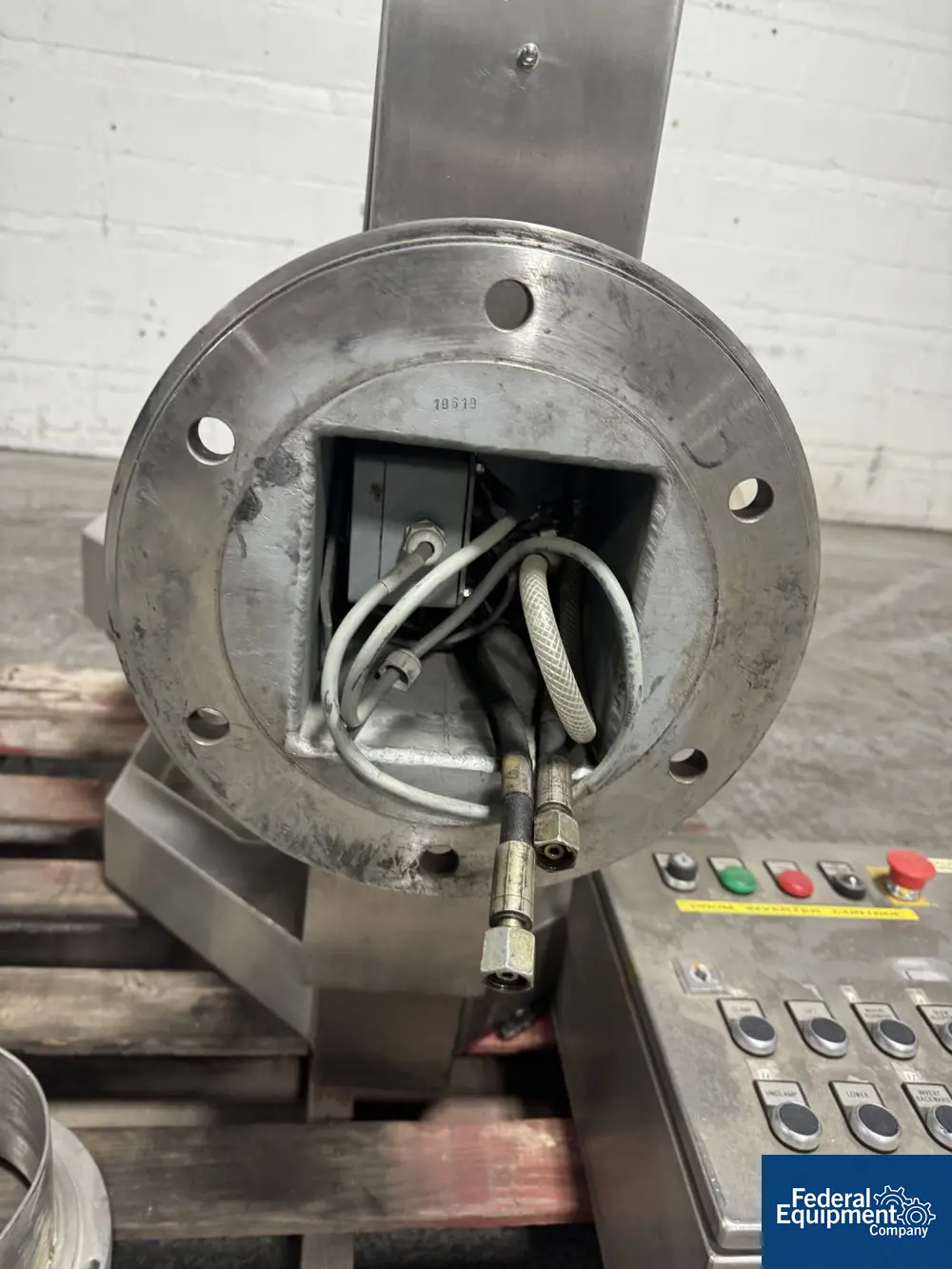 Stainless Steel Drum Inverter, with mounting flange, pneumatic operation with controls - Image 6