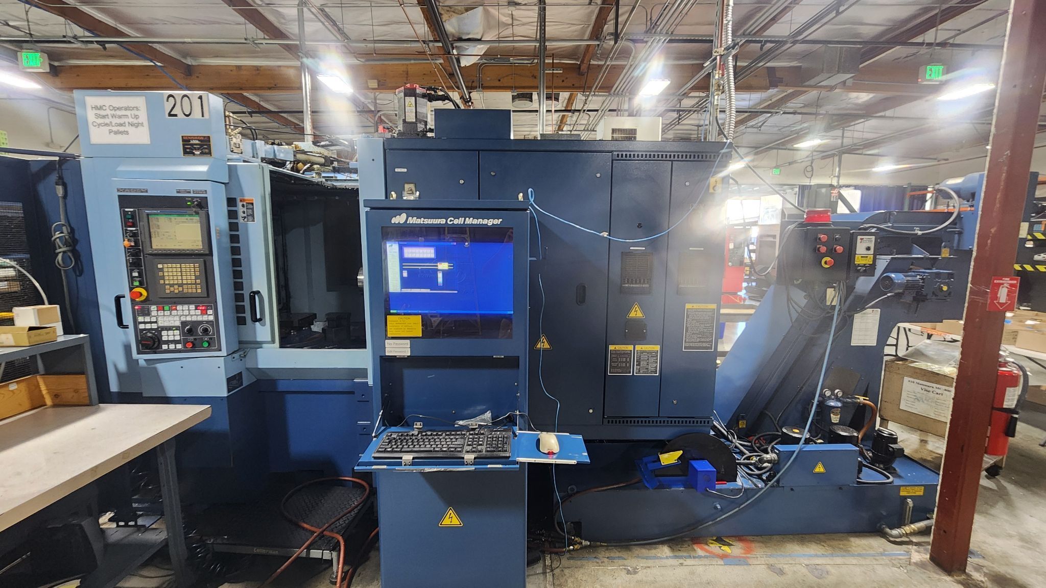 Matsuura #HPlus-300, CNC horizontal machining center, 240 automatic tool changer, 15000 RPM, 30 HP, G-Tech - Image 1