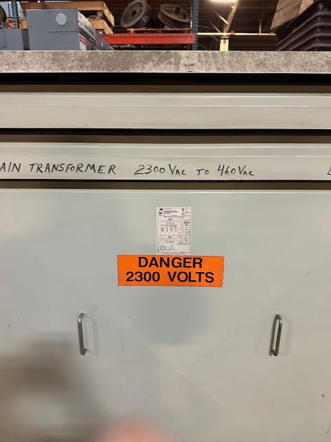 500 KVA 2300 Primary, 460 Secondary, Hammond Manufacturing, 3 Phase, 60 Hz, Dry - Image 3
