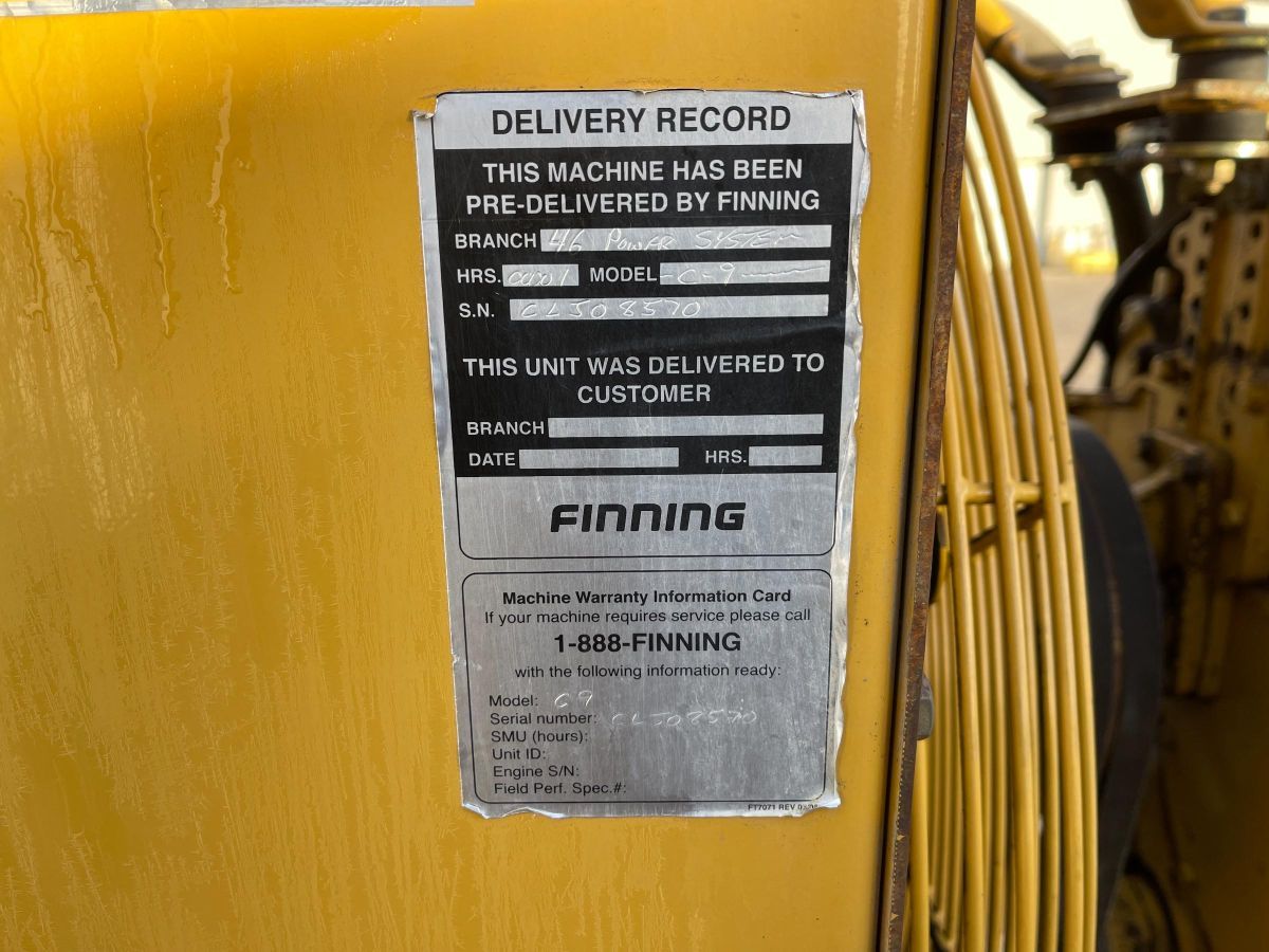 275 HP Caterpillar #C9, Industrial Engine, diesel fuel, 8.8L displacement, 2200 RPM, 18518 hours, 2005 - Image 7
