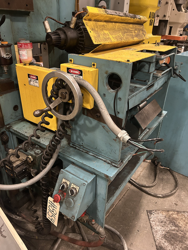 16" x .06" Perfecto #300-16, servo feed, 3" roll diameter,press mount,feed rolls w/chrome blast finish, 1993 - Image 2