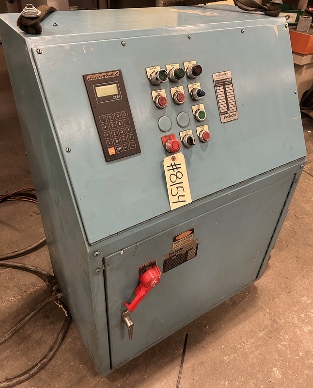 16" x .06" Perfecto #300-16, servo feed, 3" roll diameter,press mount,feed rolls w/chrome blast finish, 1993 - Image 3