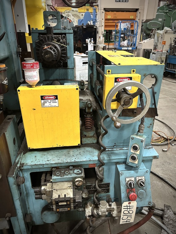 16" x .06" Perfecto #300-16, servo feed, 3" roll diameter,press mount,feed rolls w/chrome blast finish, 1993 - Image 6