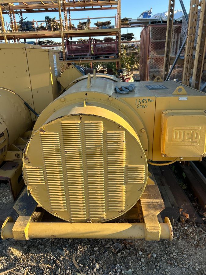 1365 KW, 1200 RPM, Weg #GSA560, Generator End, 600 V - Image 3