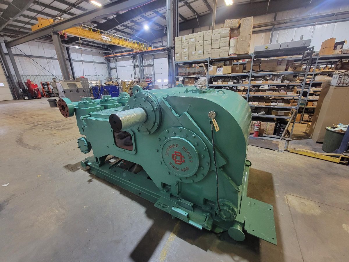 Gardner Denver #PZ-9 PZJ, Drilling Mud Pump, 1000 BHP, 9" stroke, 4.48:1 Ratio, 130 RPM - Image 3