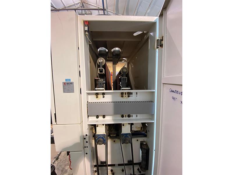 42" SCM #Sandya-7-RCS, Wide Belt Sander, 2-Head, 6.25" diameter Roll, 43" x 75"/85" Abrasive Belt, 14.5-30 - Image 3