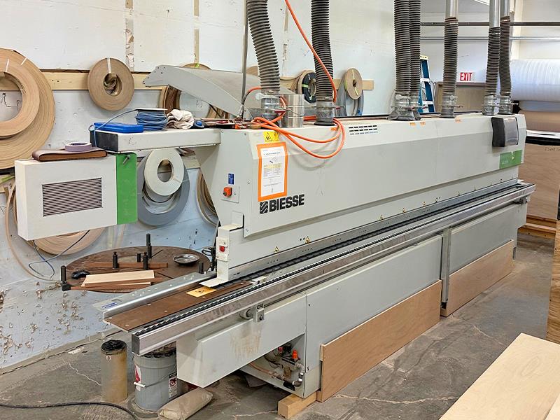 Biesse #Akron-1440, Single-Side Edgebander w/Pre-mill & Corner Rounding, 0.4-3 mm Edge thickness, 10-60 mm - Image 1