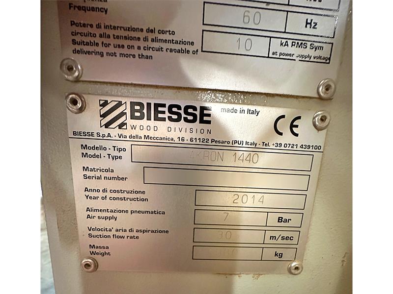 Biesse #Akron-1440, Single-Side Edgebander w/Pre-mill & Corner Rounding, 0.4-3 mm Edge thickness, 10-60 mm - Image 9
