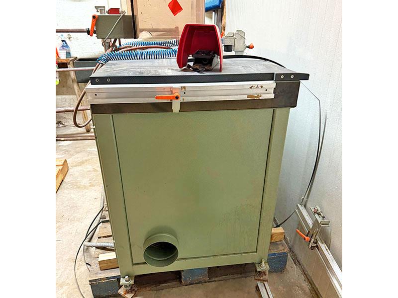 Stegherr #KSF-R, Closed Halving Joint Cutter, (2) 5.1" milling heads, 6.3" saw head, 1.2" x 2" workpiece - Image 2