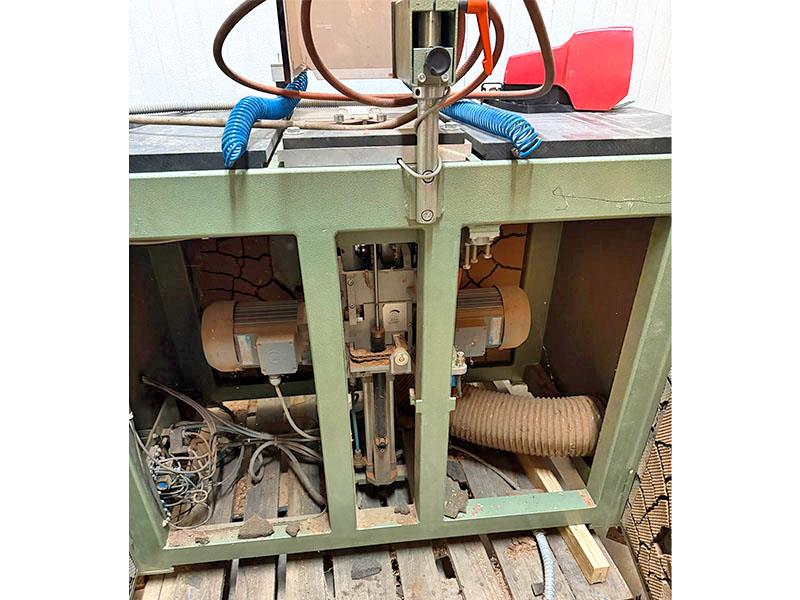 Stegherr #KSF-R, Closed Halving Joint Cutter, (2) 5.1" milling heads, 6.3" saw head, 1.2" x 2" workpiece - Image 5
