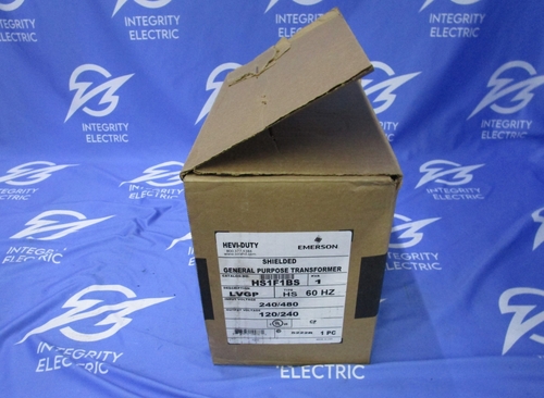 1 KVA 240/480 Primary, 120/240 Secondary, Emerson Hevi-Duty general purpose transformer HS1F1BS, NIB - Image 9