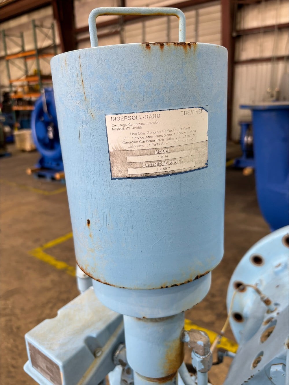 3020 cfm, 125 psig, Ingersoll-Rand Centac #2CV35M3, 2300 V., serial #M92-6022, AMI # 10562 - Image 2