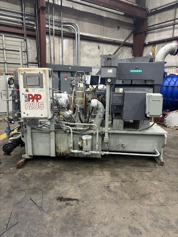 1530 cfm, 129 psig, Elliott #C611647-1, skid mounted parts Motor 400 HP, AMI # 10651 - Image 10