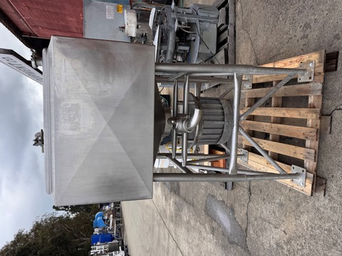 Breddo #LDDW, 100 gallon liquidifier mixer, Stainless steel, jacketed, center bottom discharge - Image 1