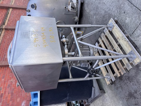 Breddo #LDDW, 100 gallon liquidifier mixer, Stainless steel, jacketed, center bottom discharge - Image 2