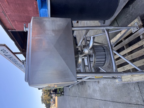Breddo #LDDW, 100 gallon liquidifier mixer, Stainless steel, jacketed, center bottom discharge - Image 3