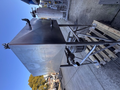 Breddo #LDDW, 100 gallon liquidifier mixer, Stainless steel, jacketed, center bottom discharge - Image 4