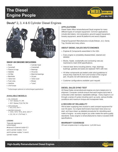 Deutz #2011, Diesel Engine, rebuilt, 2011 - Image 2