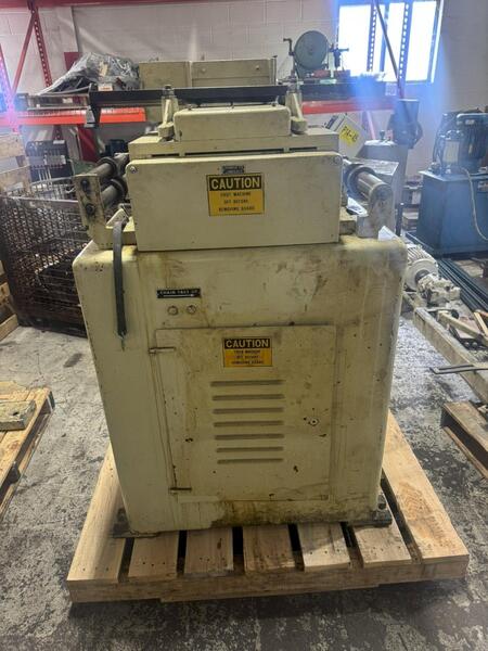 12" x .125" CWP #12B, 7-roll powered straightener, entry pinch & exit pinch rolls - Image 1