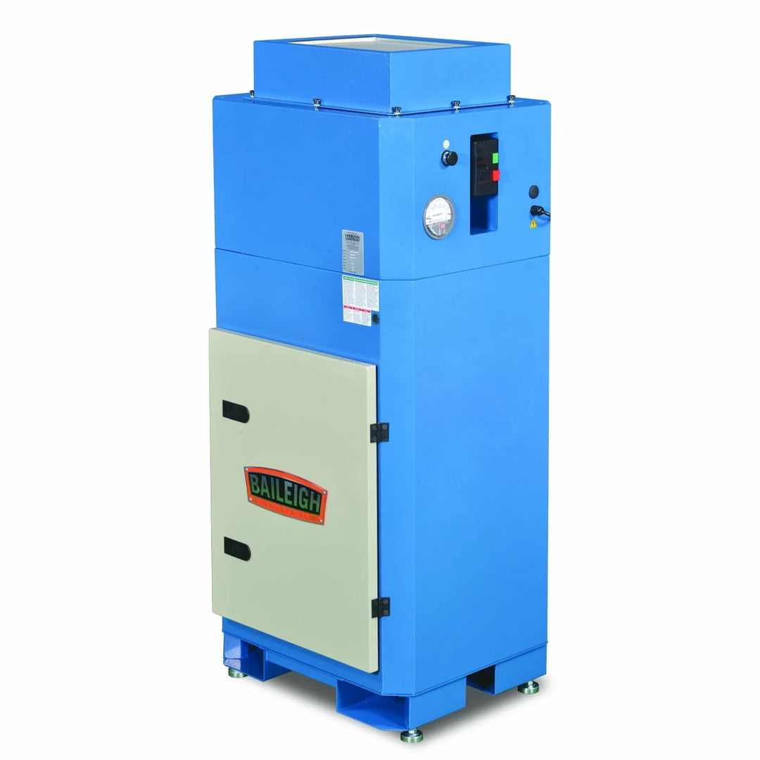 1100 cfm Bailegh #MDC-1200-HD, heavy duty metal dust collector, 1.5 HP, new - Image 1
