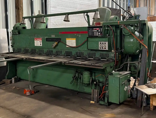 1/4" x 10' Cincinnati #1810G, mechanical squaring shear, 36" front operated power back gauge, 60 SPM - Image 1