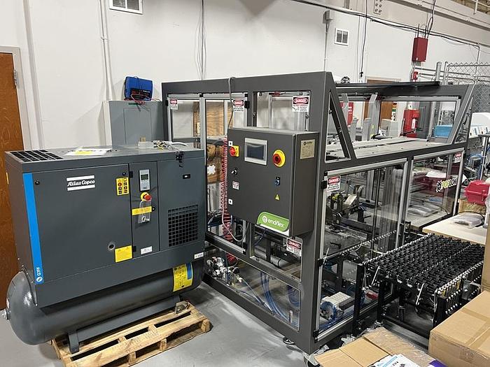 Tray/Box forming machine, Endflex #POPLOK, 2 tuck dual station, 20 PPM, 2020 - Image 1