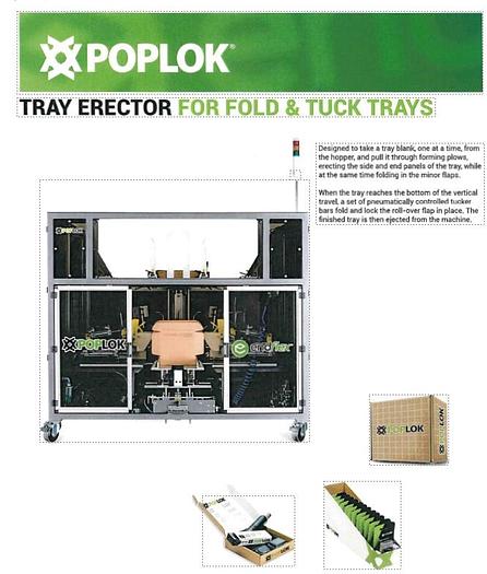 Tray/Box forming machine, Endflex #POPLOK, 2 tuck dual station, 20 PPM, 2020 - Image 3