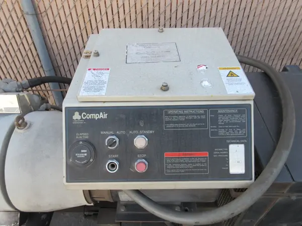 CompAir Hydrovane, rotary air compressor, 460 V Baldor motor - Image 2